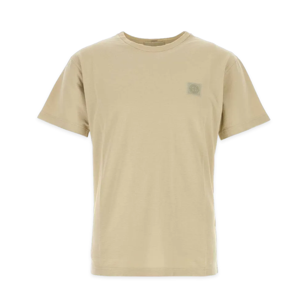 Stone Island Cotton T-Shirt "Beige"