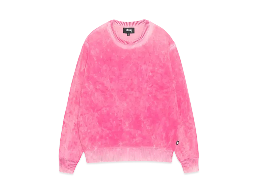 Stussy Faded Cotton Crew "Pink"