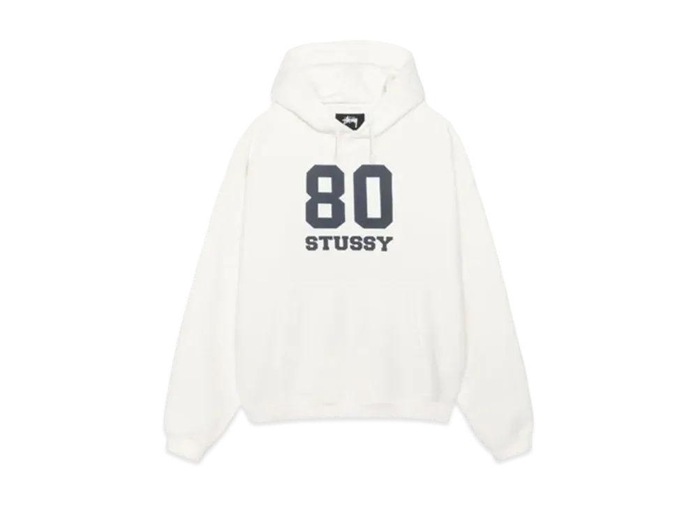 Stussy 80 Relaxed Hood Crew "Off White"