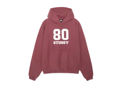 Stussy 80 Relaxed Hood Crew "Oxblood"