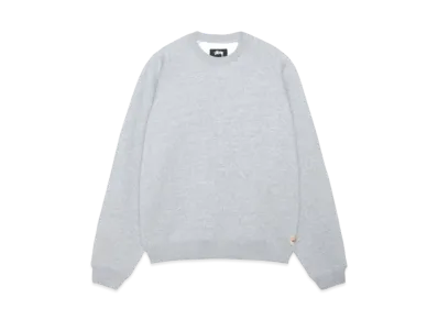 Stussy Fleece Raglan Crew "Grey Heather"