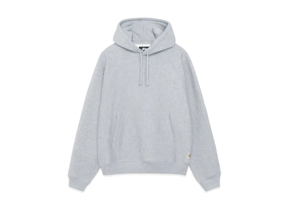 Stussy Fleece Raglan Hood "Grey Heather"