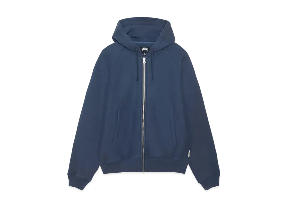 Stussy Raglan Zip Hood "Navy"