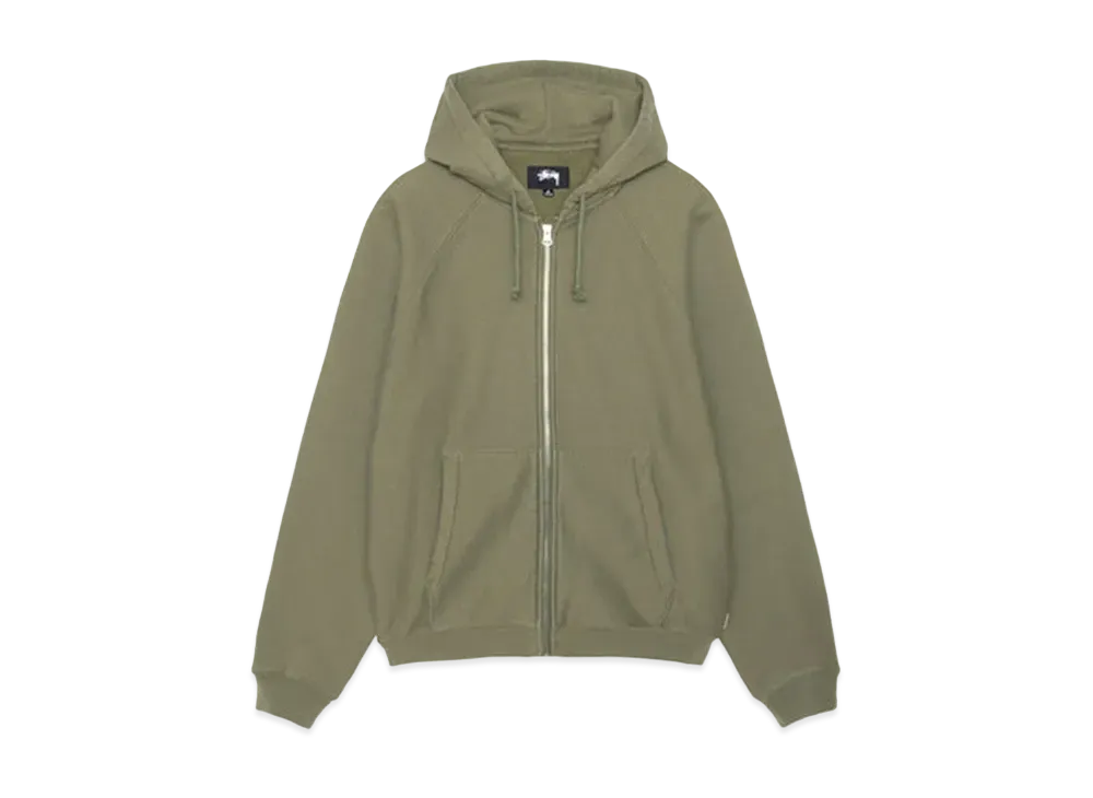 Stussy オリーブ フードスウェット Stussy オリーブ フードスウェット