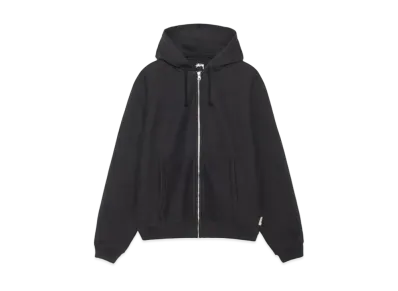 Stussy Raglan Zip Hood "Washed Black"