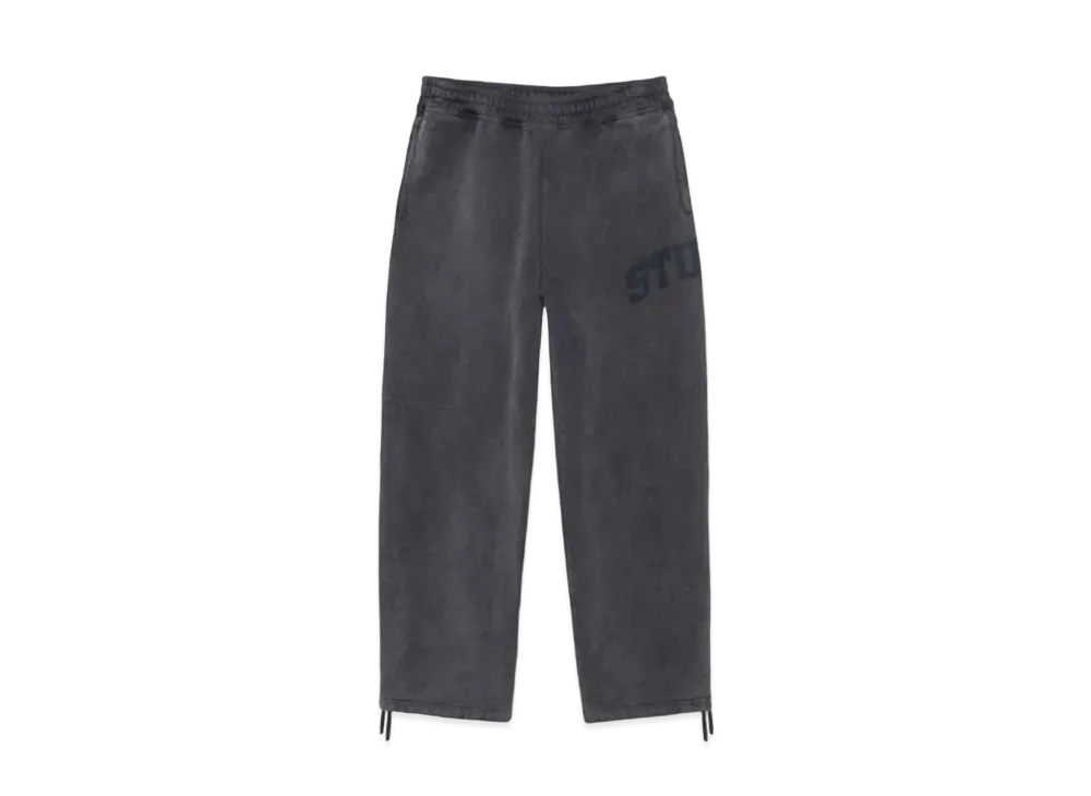 Stussy Faded Graphic Fleece Pant "Washed Black"