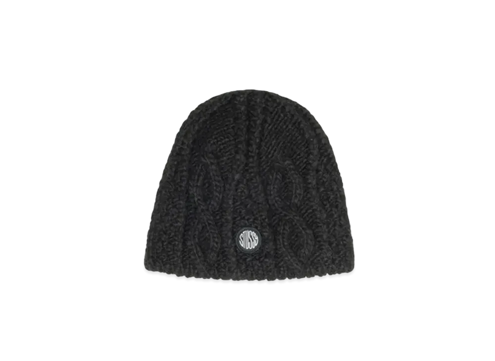 Stussy Skullcap Cable Knit "Black"