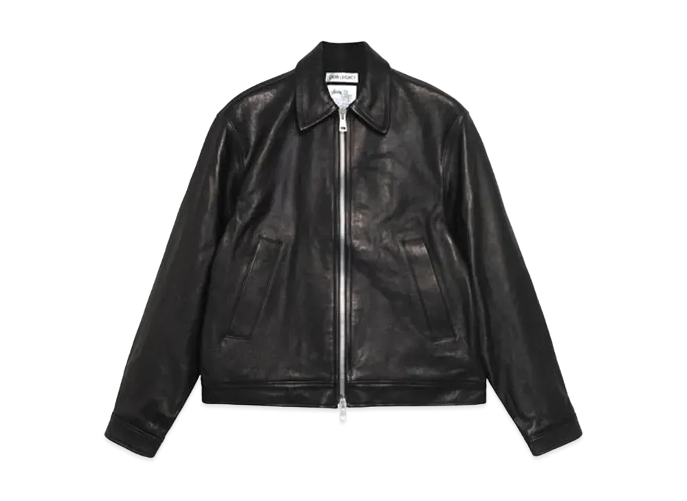 Stussy x Our Legacy Work Shop Blouson Jacket Leather "Black"