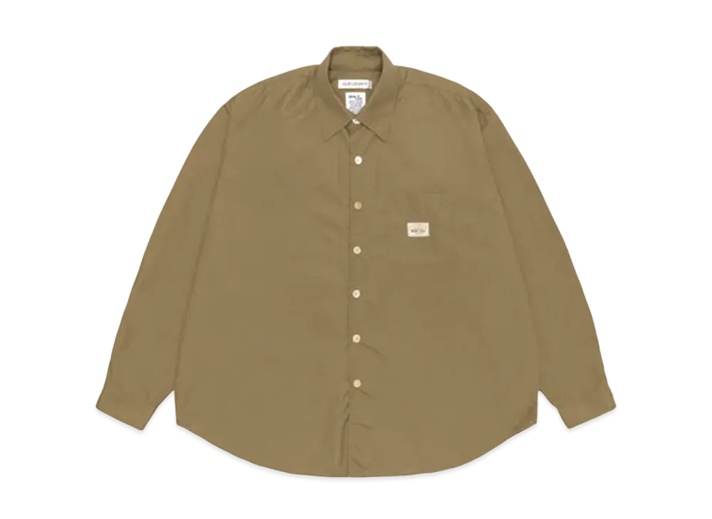 Stussy x Our Legacy Work Shop Borrowed Shirt "Olive Nylon Ripstop"