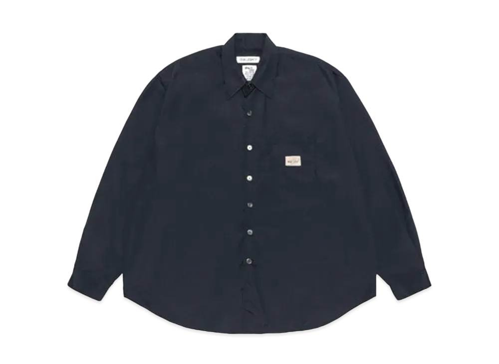 Stussy x Our Legacy Work Shop Borrowed Shirt "Black Nylon Ripstop"