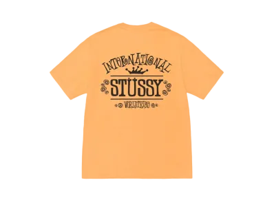 Stussy Worldwide Tee Pigment Dyed "Orange"