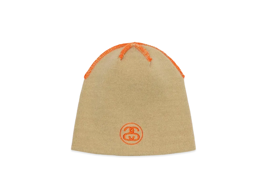 Stussy Skullcap Exposed Stitch "Khaki"