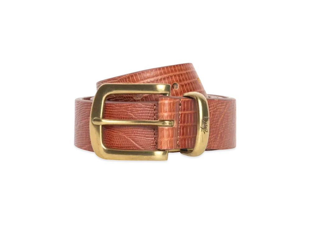 Stussy Lizard Texture Underlay Belt 