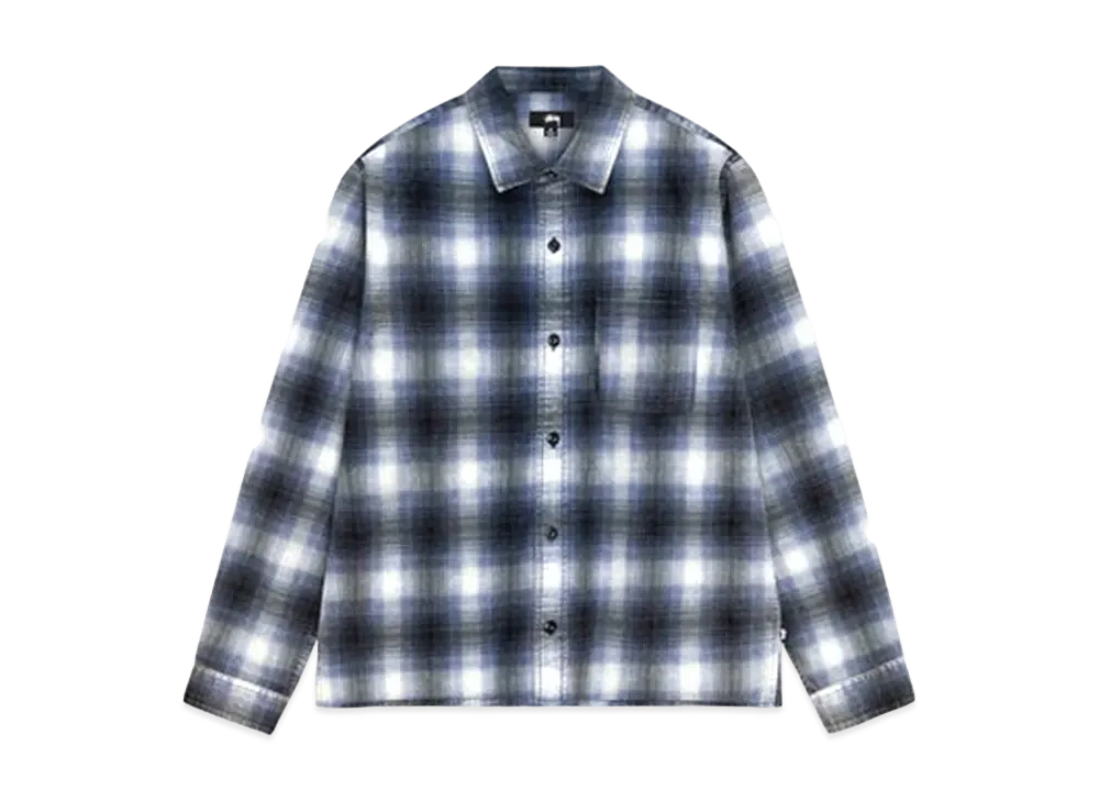 Stussy Rocco Flannel Plaid Shirt "Blue"