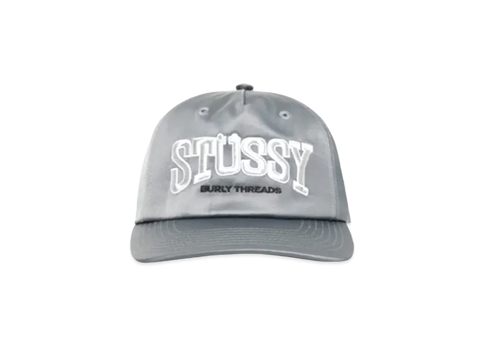 Stussy Mid Depth Burly Threads Snapback "Grey"