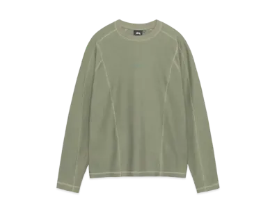Stussy Wave Jersey Crew "Olive"