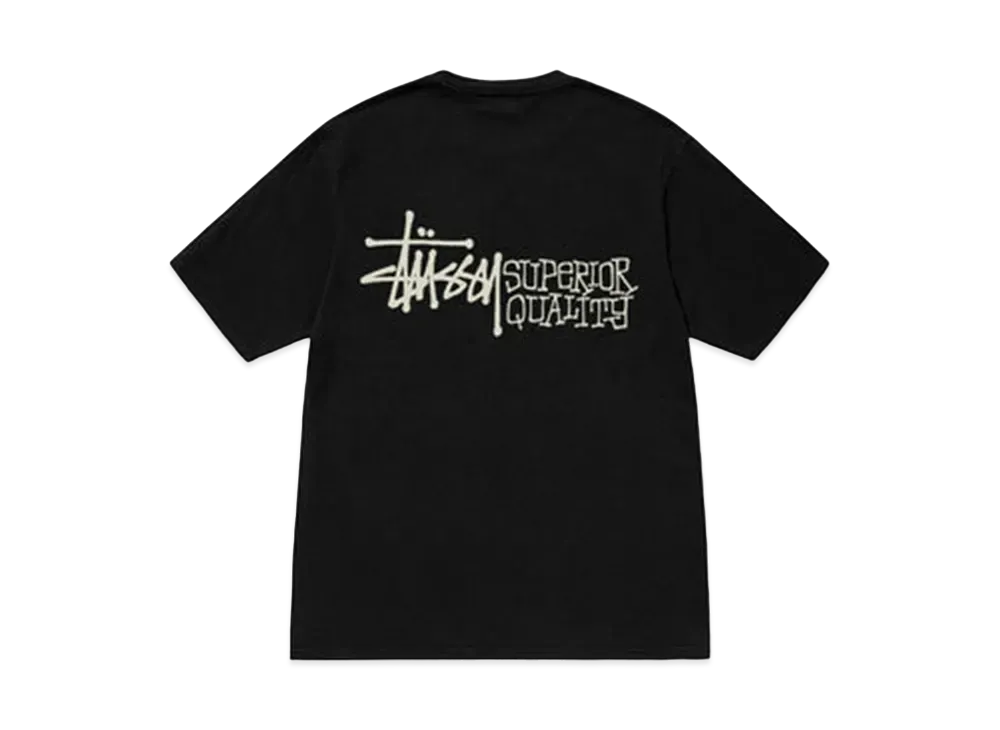 Stussy Superior Quality Tee Pigment Dyed "Black"