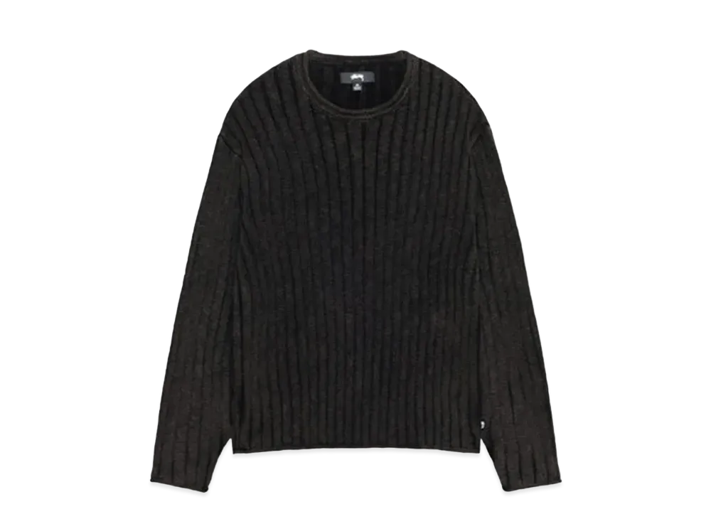 Stussy Cotton Slub Rib Crew "Black"