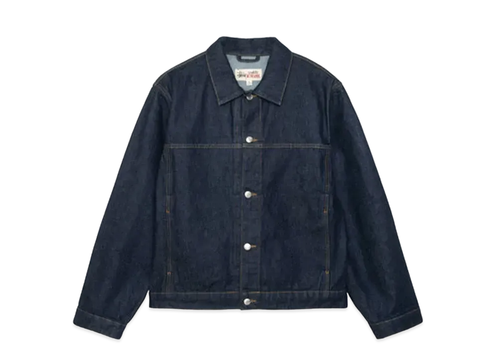 Stussy Trucker Jacket Denim "Rinsed Indigo"