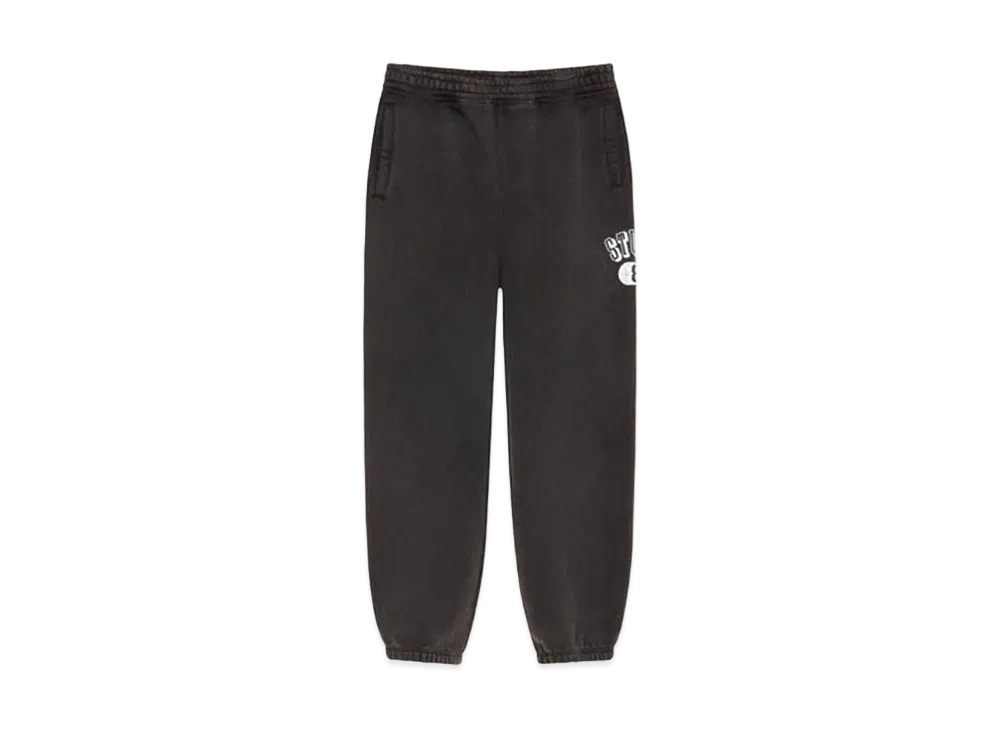 Stussy 80 Fleece Pant "Washed Black"