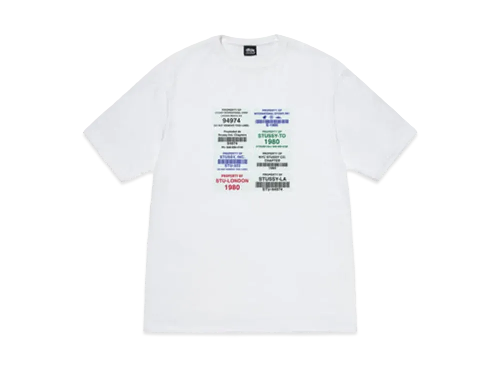 Stussy Codes Tee "White"