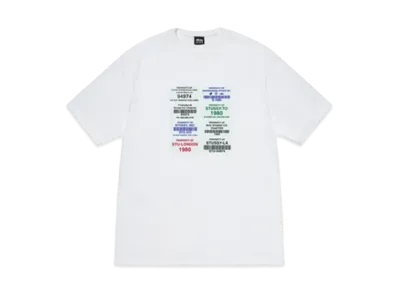 Stussy Codes Tee "White"