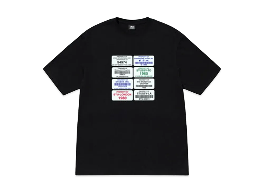 Stussy Codes Tee "Black"