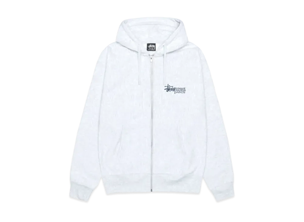Stussy Superior Quality Zip Hoodie "Ash Heather"
