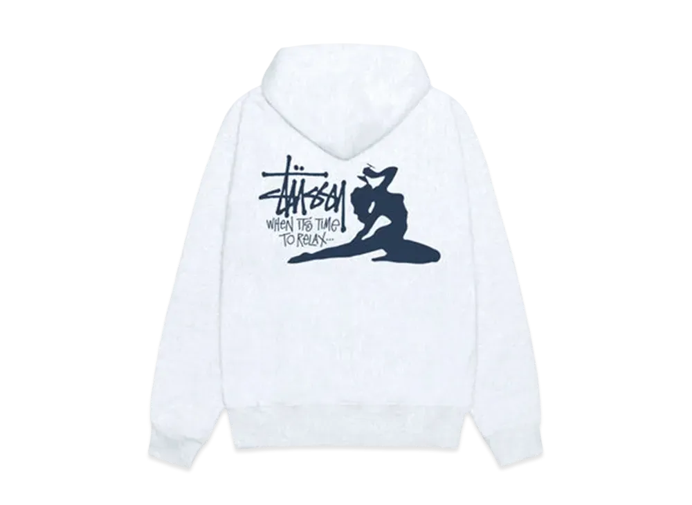 Stussy Relax Hoodie "Ash Heather"