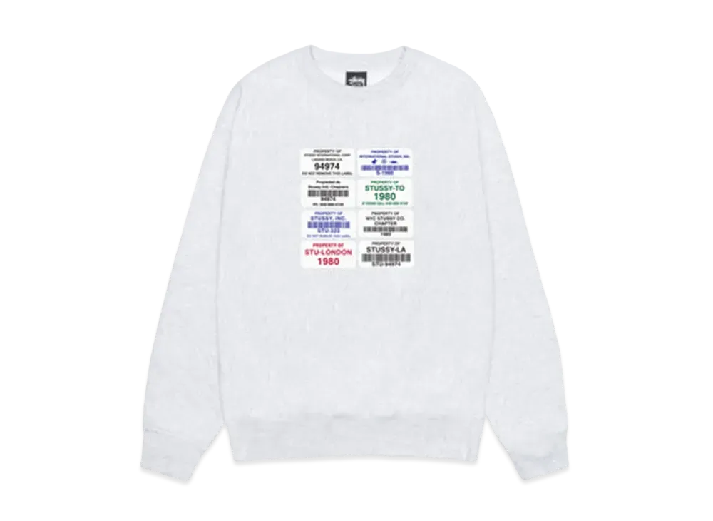 Stussy Codes Crew "Ash Heather"