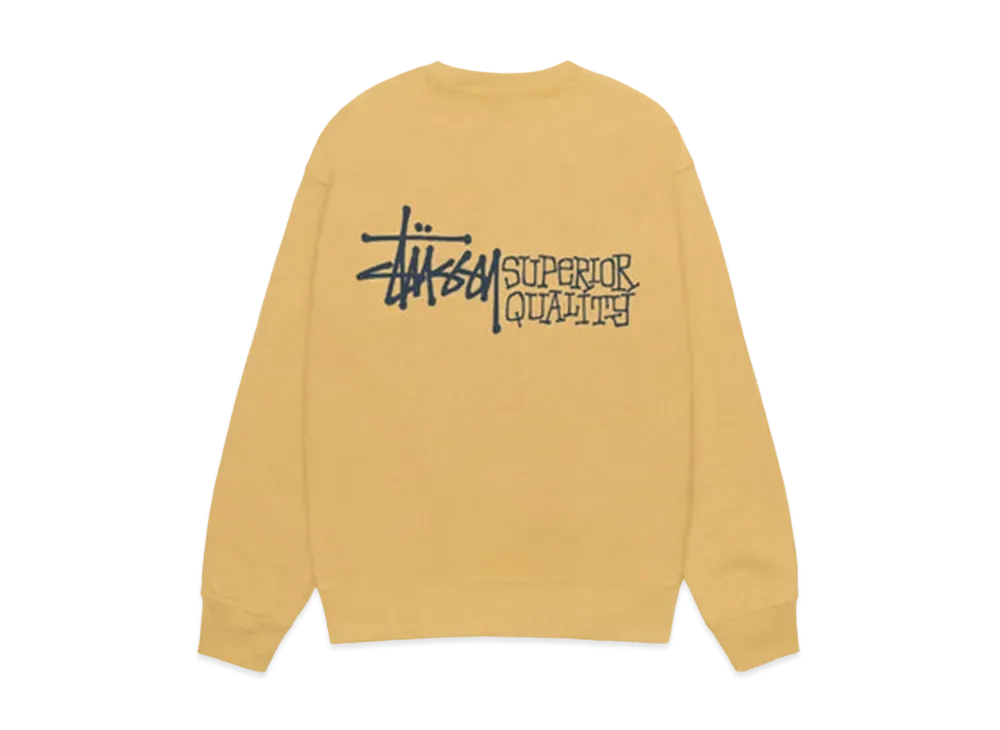 Stussy Superior Quality Crew "Curry"