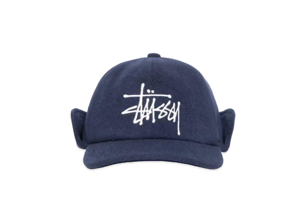 Stussy Ear Flap Wool Cap "Navy"