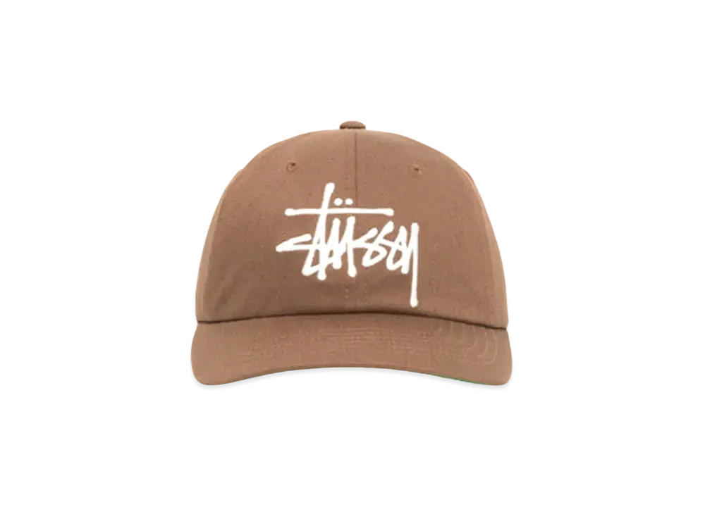 Stussy Low Profile Big Basic Snapback "Cocoa"