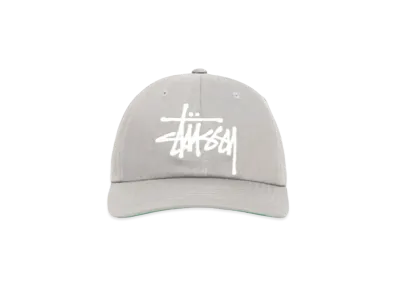 Stussy Low Profile Big Basic Snapback "Steel Grey"