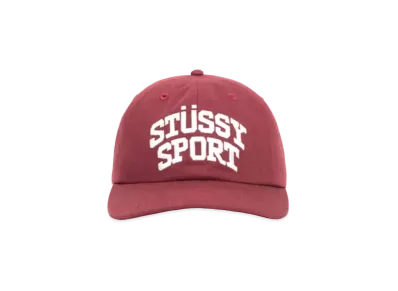 Stussy Mid Depth Stussy Sport Snapback "Maroon"