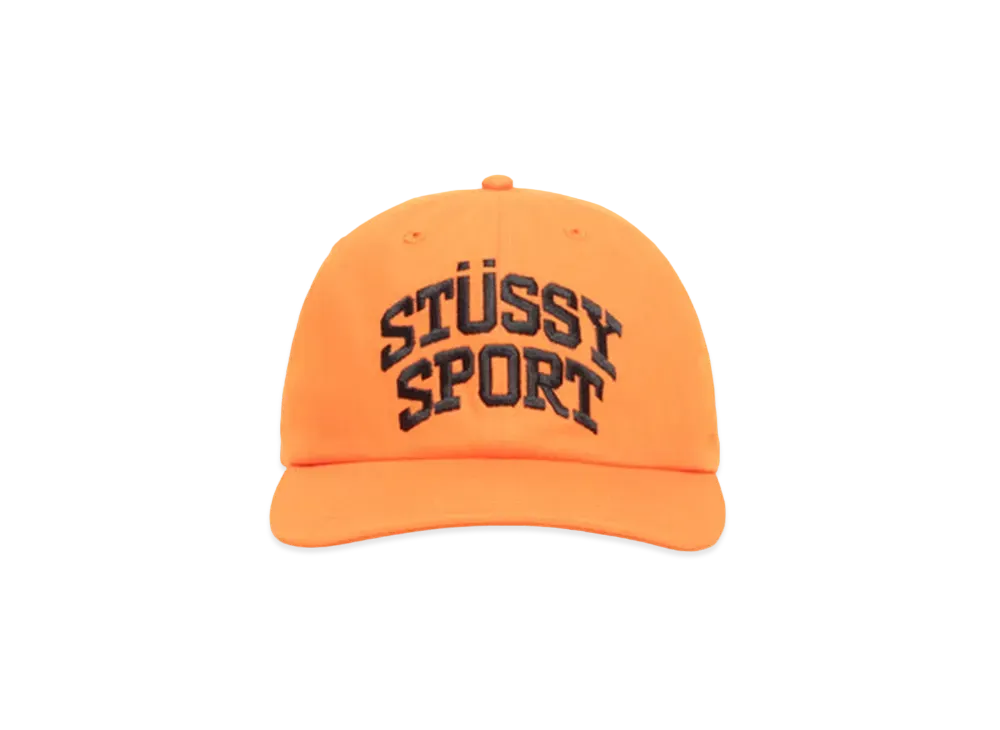 Stussy Mid Depth Stussy Sport Snapback "Orange"