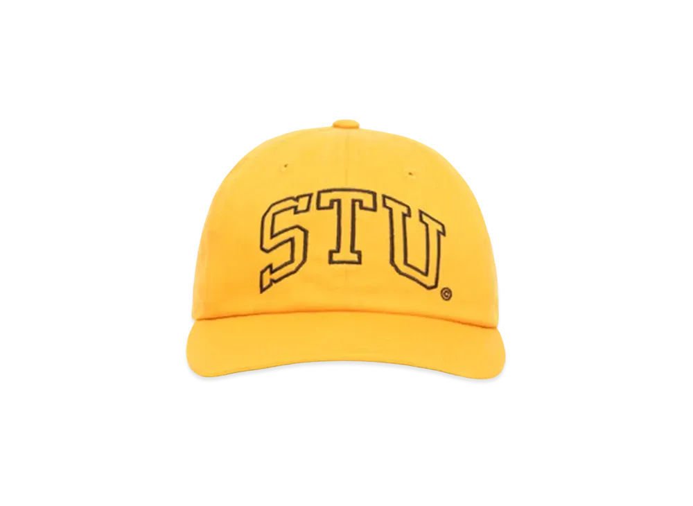 Stussy Mid-Depth STU Arch Strapback "Uni Gold"