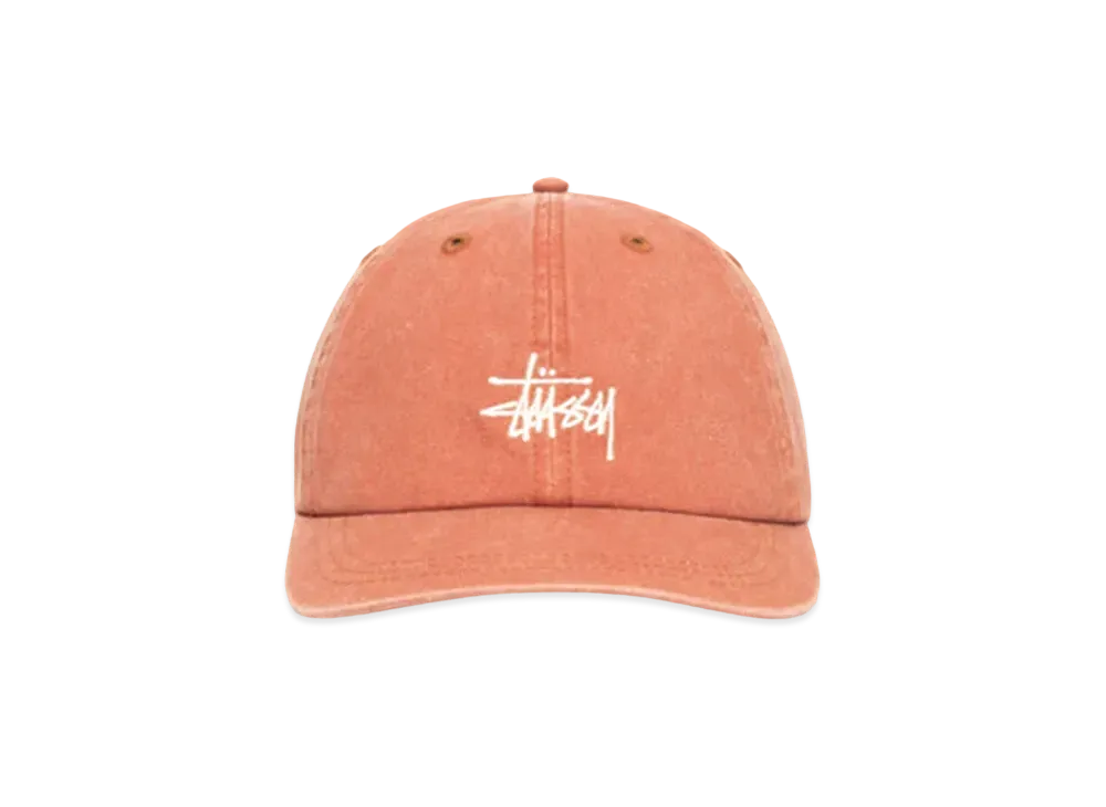 Stussy Low Profile Basic Washed Strapback "Yam"
