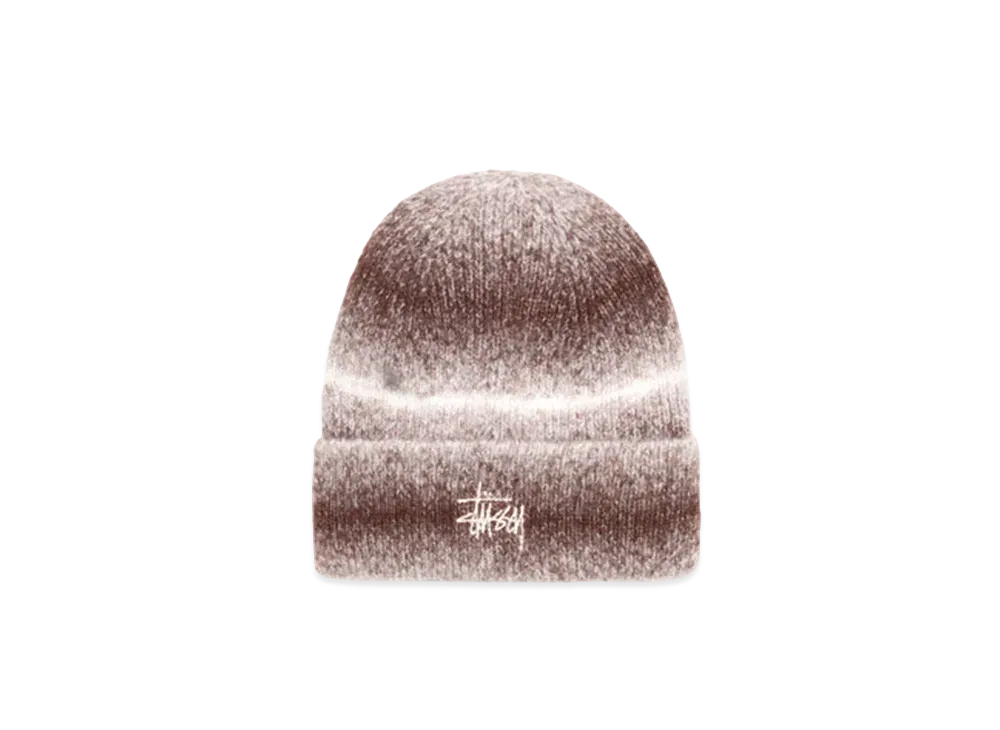 Stussy Cuff Beanie Knit Stripe "Brown"