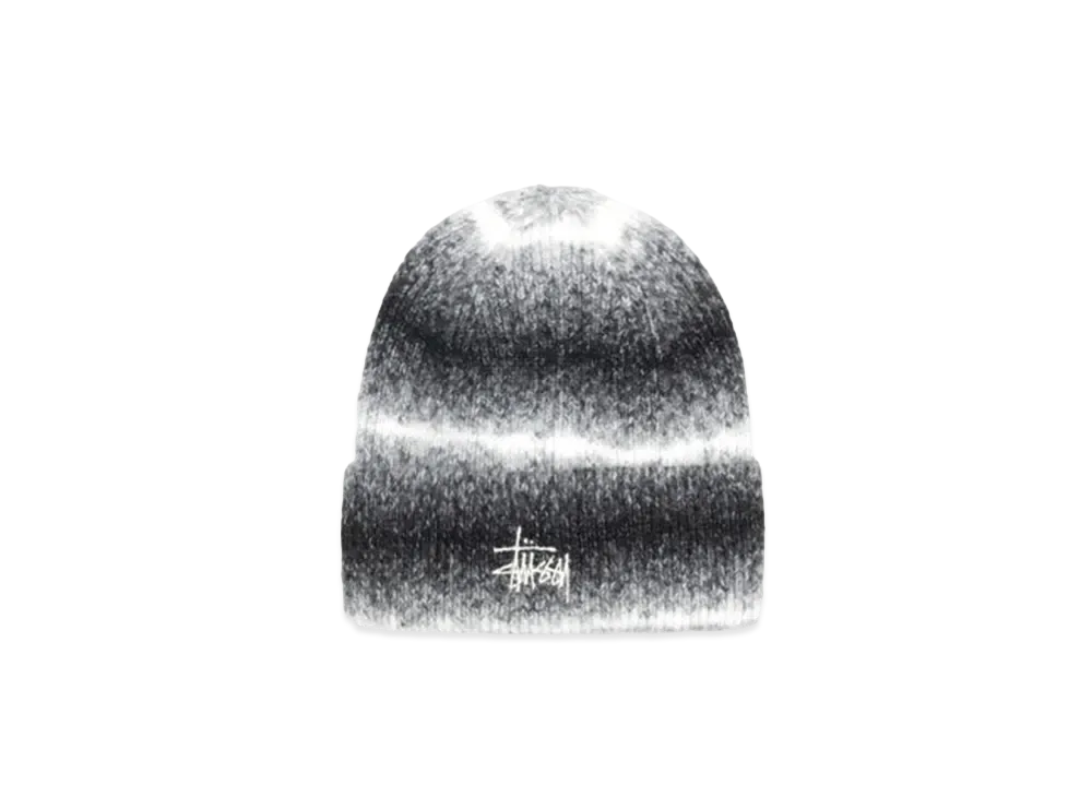 Stussy Cuff Beanie Knit Stripe "Black"