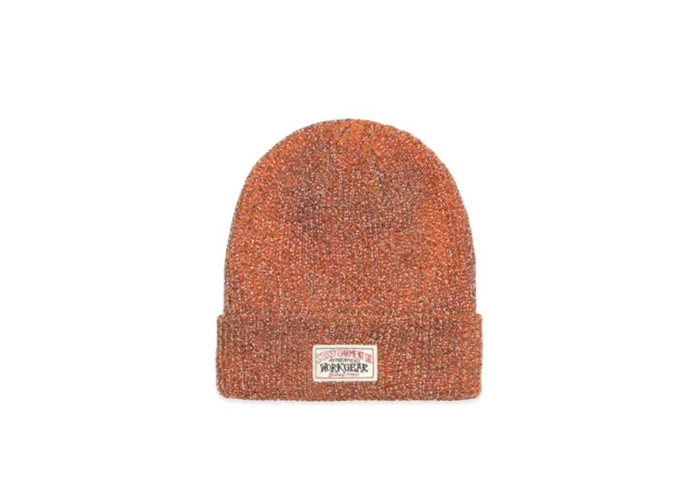 Stussy Cuff Beanie Reflective Yarn "Orange"