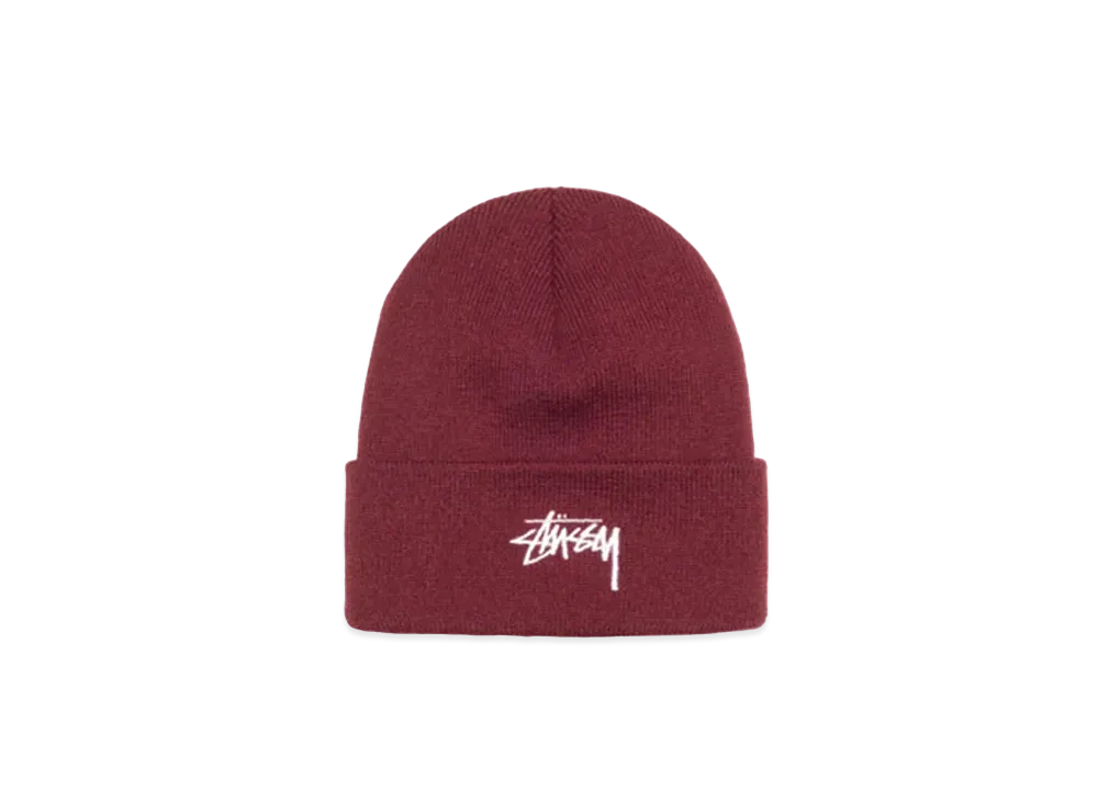 Stussy Cuff Beanie Stock "Syrah"
