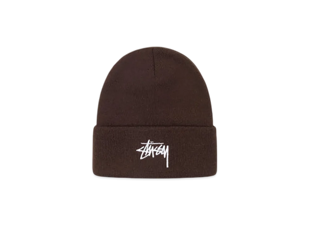 Stussy Cuff Beanie Stock "Cocoa"