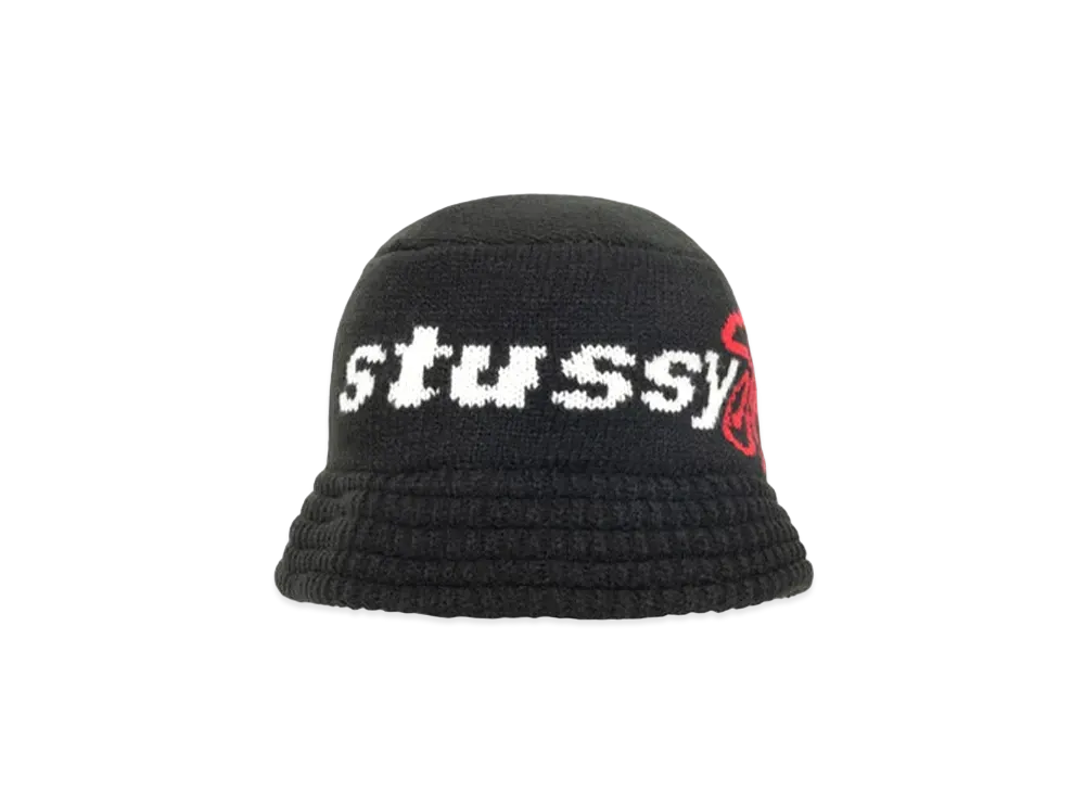 Stussy Knit Bucket Hat Stussy Sport "Black"