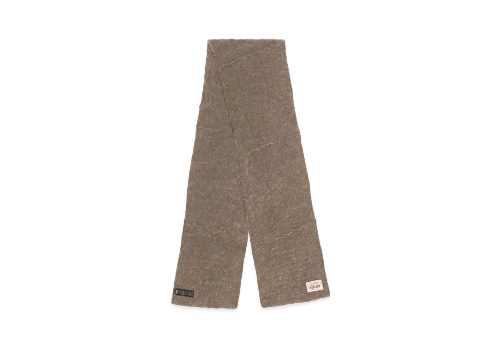 Stussy Pieced Alpaca Wool Scarf "Olive"