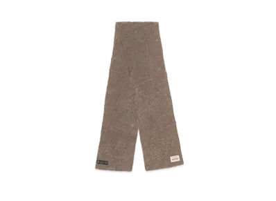 Stussy Pieced Alpaca Wool Scarf "Olive"