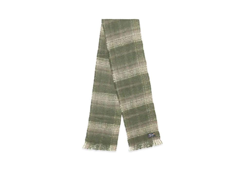 Stussy Plaid Scarf "Green Plaid"