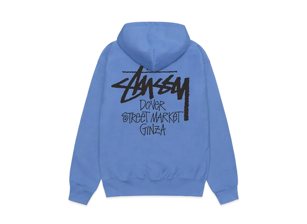 Stussy x Dover Street Market Ginza Hoodie "Blue"