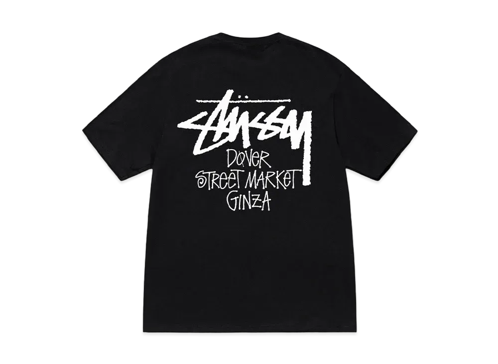 Stussy x Dover Street Market Ginza Tee "Black"