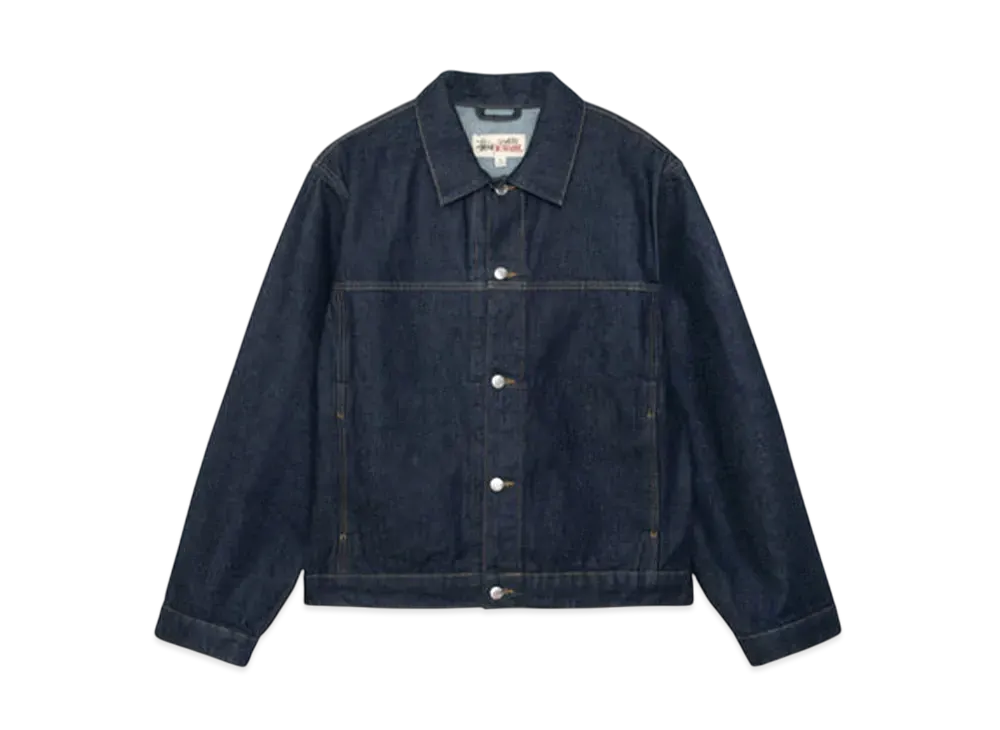 Stussy デニム　ガレージ　ジャケット　トラッカー　gジャン ステューシー STUSSY サイズ:M 25SS Trucker Denim Vintage